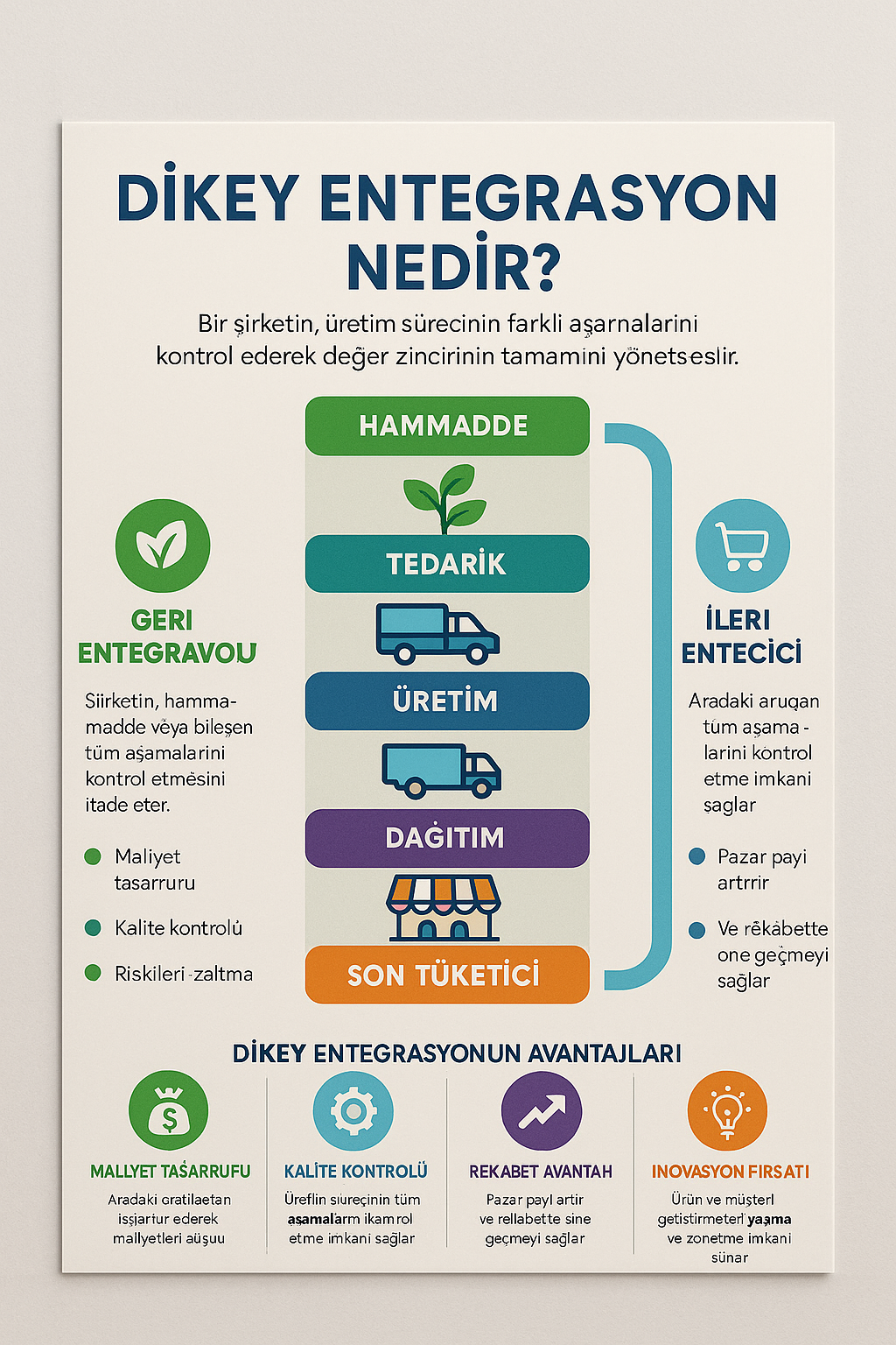 Dikey Entegrasyon ( Dikte Entegrasyon ) Nedir ?